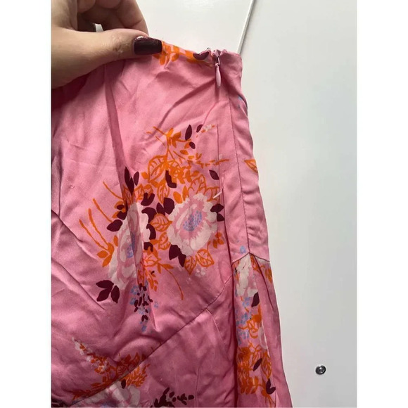 Les Reveries Floral Print One shoulder dress - Picture 7 of 10